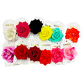 Pinche Rosa Gamuza 7.5cm Colores X12uni