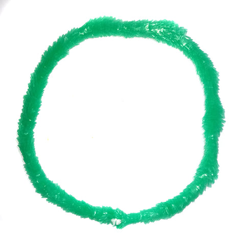 Collar Hawai Plastico Verde x12