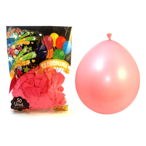 Globo 09 Standard A Rosado X 50
