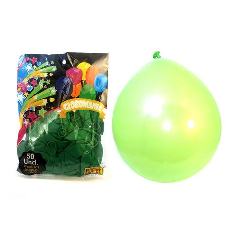 Globo 09 Standard A Verde X 50