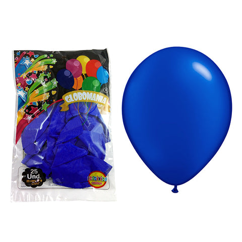 Globo 09 Standard B Azul X 25