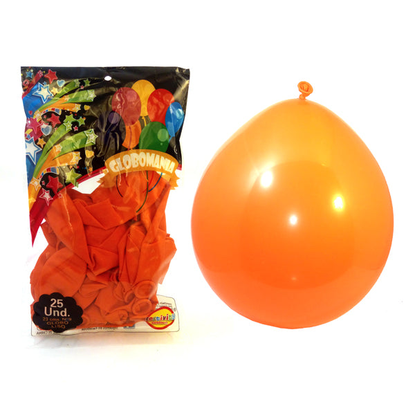 Globo 09 Standard B Naranjo X 25