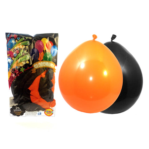 Globo 09 Standard B Negro/naranja X 25