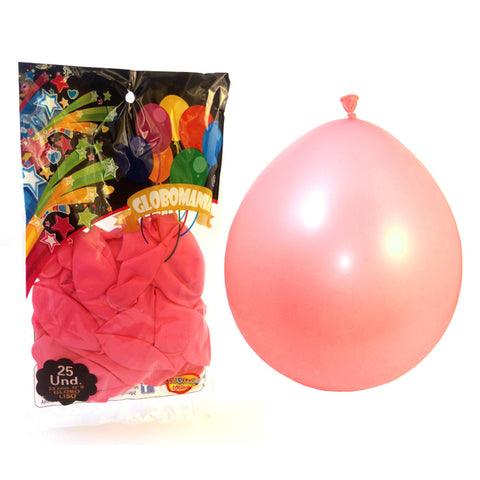 Globo 09 Standard B Rosado X 25