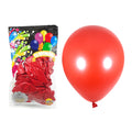 Globo 09 Standard Metal Rojo X 25
