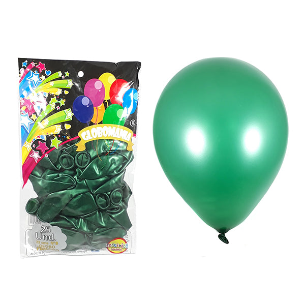 Globo 09 Standard Metal Verde X 25
