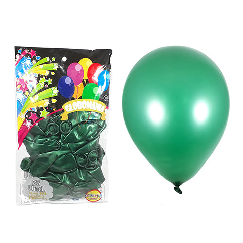 Globo 09 Standard Metal Verde X 25