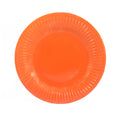 Plato 7 Naranjo Carton x10