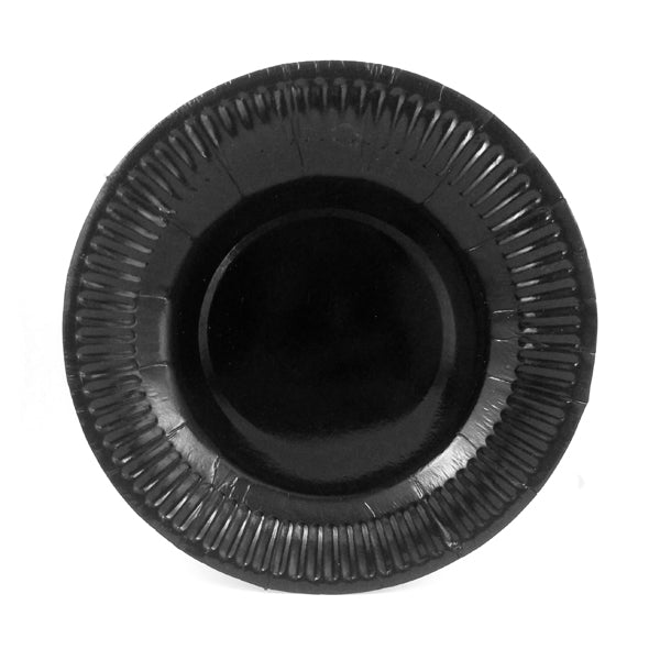 Plato 7 Negro Carton x10