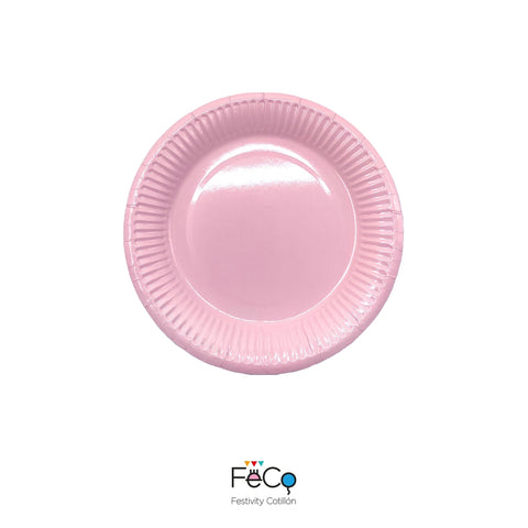 Plato 7 Rosado Carton x10