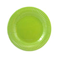 Plato 7 Verde Lima Carton x10
