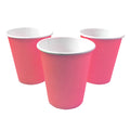 Vaso Carton 7 Oz Rosado x10