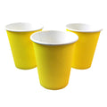 Vaso Carton 7 Oz Amarillo x10