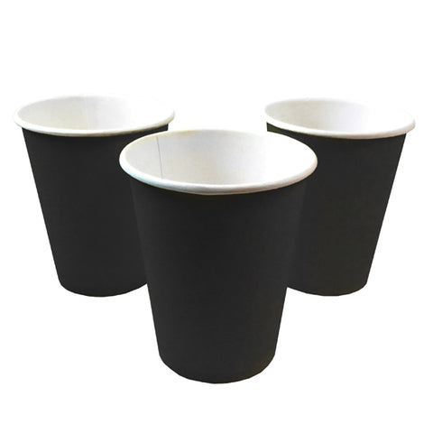 Vaso Carton 7 Oz Negro x10