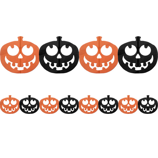 Guirnalda Hw Calabaza Mediana 20cm 2m x1 uni