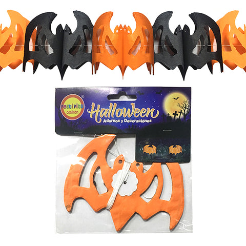 Guirnalda Hw Murcielagos 2m x1 uni