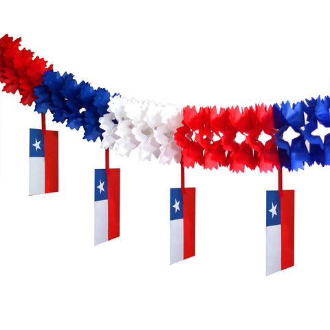 Guirnalda Fiestas Patrias Bandera 1 Unidad