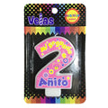 Vela Mi 2do Anito Rosado