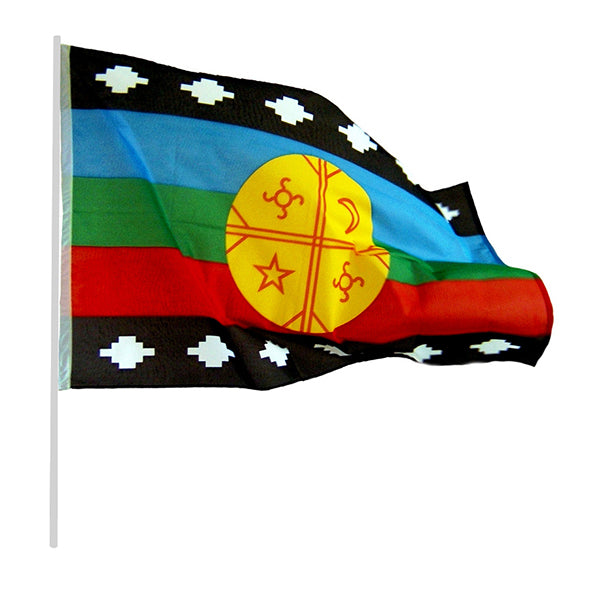 Bandera Mapuche 60x90 x12 uni