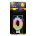Vela Num Glitter Nº 0 x1 uni