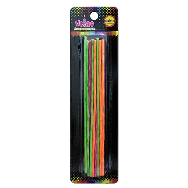 Vela Destellante Fluor X16 Pcs x1 uni