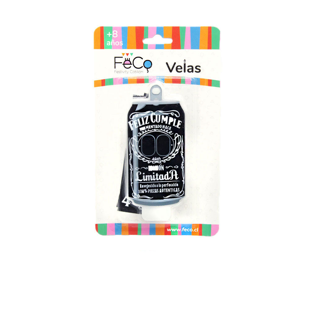 Vela Feliz Cumple Jack X 1