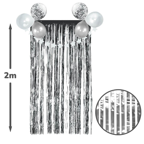 Cortina Metalica Eco Plata 2m x1