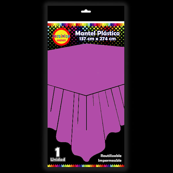 Mantel Reutilizable 137x274 Fucsia