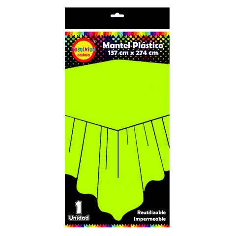Mantel Reutilizable 137x274 Verde Lima