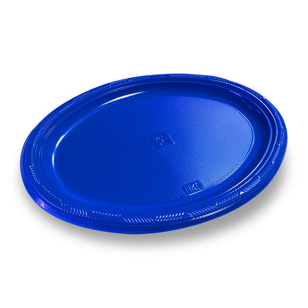 Bandeja Oval Grande Azul x3 uni
