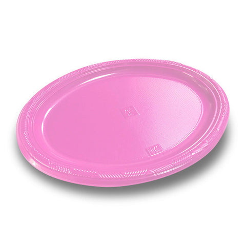Bandeja Oval Grande Rosado x3 uni