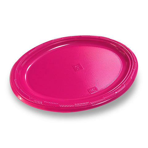 Bandeja Oval Grande Fucsia x3 uni