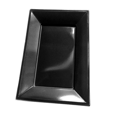 Bandeja Rect Grande Negro x3 uni