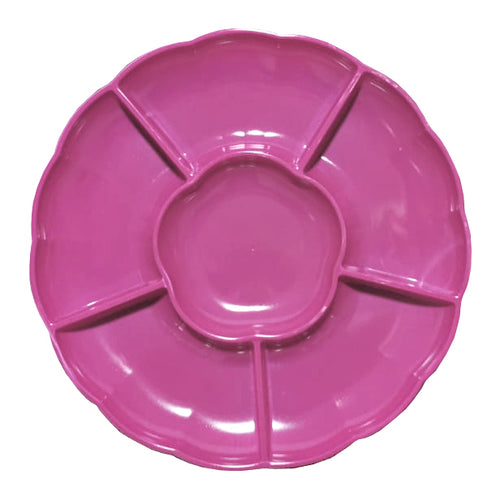 Bandeja 6 Espacios Fucsia x3 uni