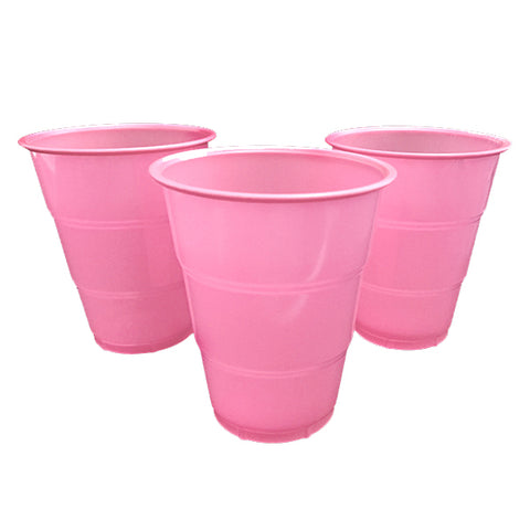 Vaso 7 Rosado x10 uni