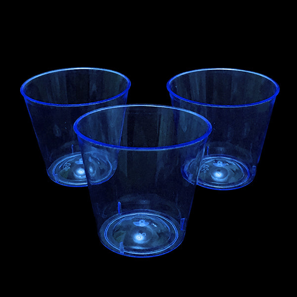 Vaso Shot Acrilico Neon Azul X30