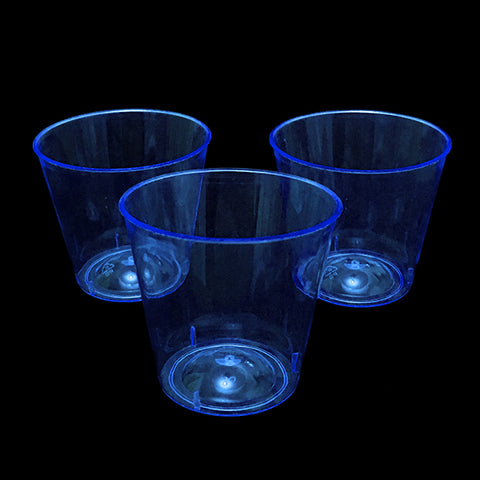 Vaso Shot Acrilico Neon Azul X30