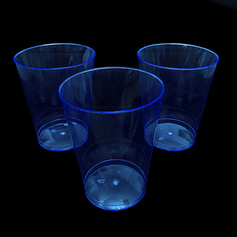 Vaso Acrilico 230 Ml Neon Azul x10