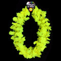 Collar Flor Fluor Amarillo x6