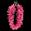 Collar Flor Liso Fucsia x6