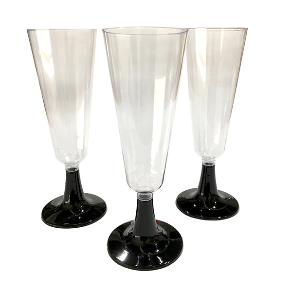 Copa Champagne Negro x6