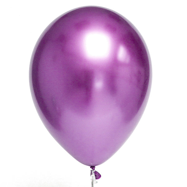 Globo 12 Chrome Fucsia x12 Un