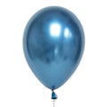 Globo 12 Chrome Azul x12 Un