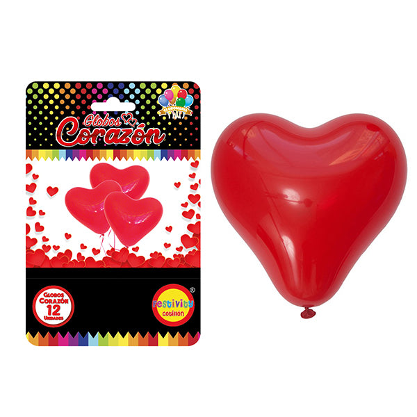 Globo Corazon x12