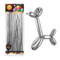 Globo Figura Chrome Plateado X25