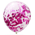 Globo 12 Confetti Fucsia x12 uni