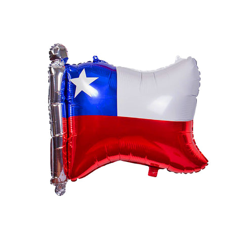 GLOBO METALICO 64 X 55CM BANDERA CHILE