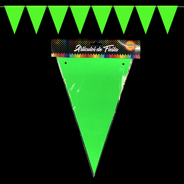 Banderin Fluor Verde 5m x1 uni