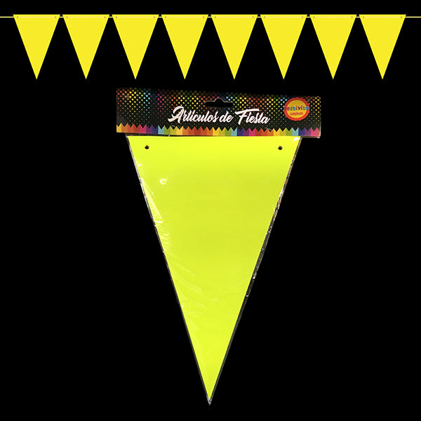Banderin Fluor Amarillo 5m x1 uni