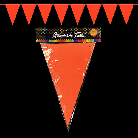 Banderin Fluor Naranjo 5m x1 uni